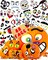 Halloween Pumpkin Stickers for Kids (Multicolor) 10.8 x 9.2 x 0.5 inches